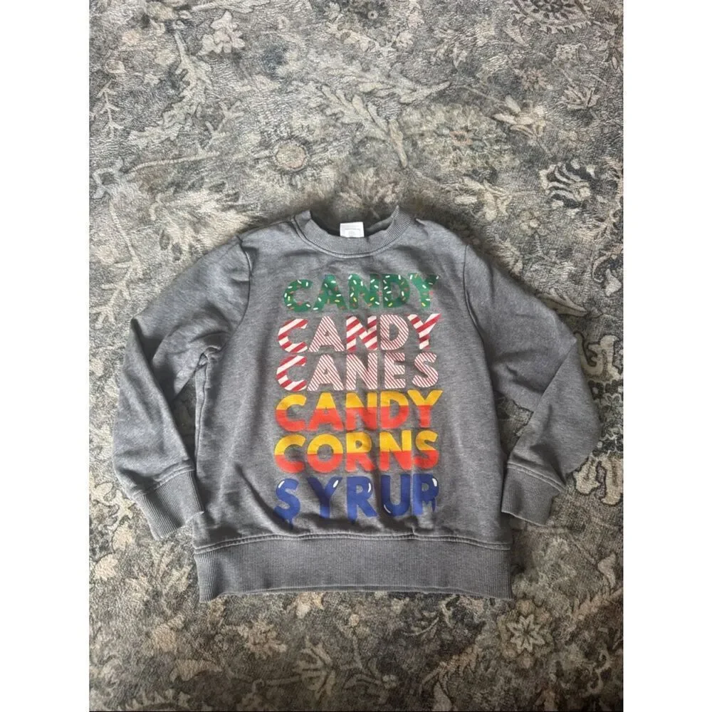 Hanna Andersson Elf Gray Crewneck Sweatshirt